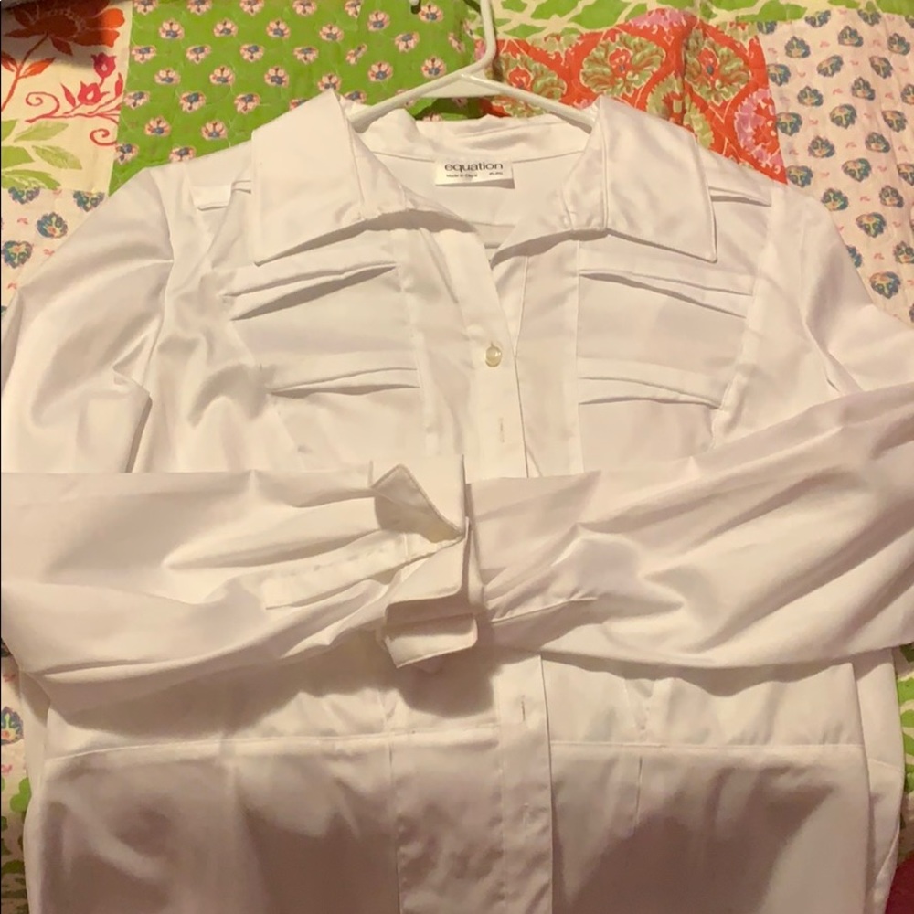 Long sleeve white shirt